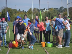 crazy sports team building